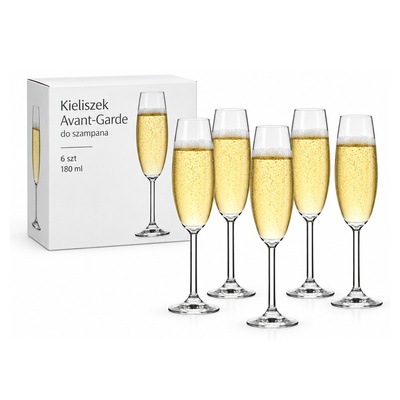Kieliszek Avant-Garde do szampana 6 szt 180 ml
