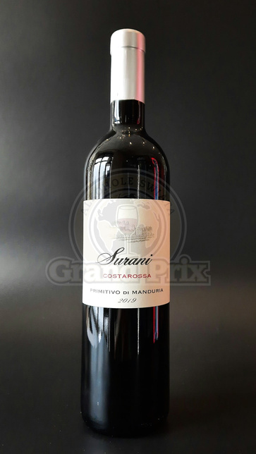 SURANI COSTAROSSA PRIMITIVO DI MANDURIA DOC 2019 14% 0,75L