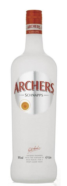 ARCHERS PEACH SCHNAPPS 18% 1L