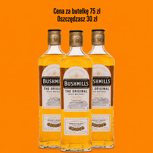 Whisky BUSHMILLS 40% 0,7l Original 3 butelki