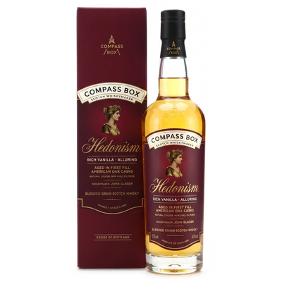 COMPASS BOX HEDONISM VATTED 43%  0,7L