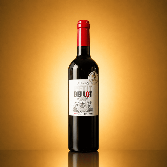 Wino Petit Bellot Rouge Bezalkoholowe 0% 0,75 L