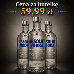 Wódka ABSOLUT Blue 40% 0,7l 6 butelek