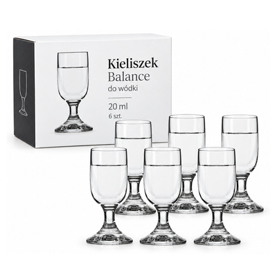 Kieliszek Balance do wódki 20 ml 6 szt