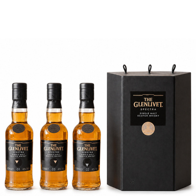 Mini WHISKY GLENLIVET SPECTRA  (3*0,2L)  40%  0,6L