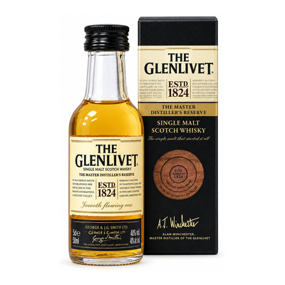 Mini Whisky Glenlivet Master Distiller's Reserve 40% 0,05 L