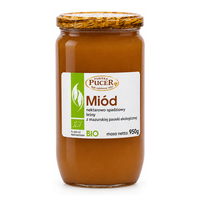 MIÓD PUCER LEŚNY EKO 950g