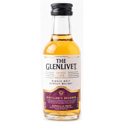 Mini WHISKY GLENLIVET TRIPLE CASK 40%  50ML