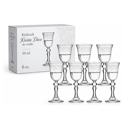 Kieliszek Krista Deco do wódki 50 ml 6 szt