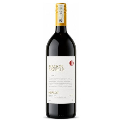 WINO MAISON LAVELLE MERLOT PAYS D'OC IGP 13% 1L
