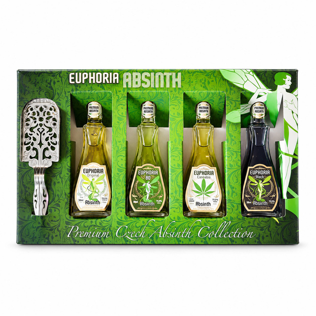 ABSINTH EUPHORIA MINISET (4*50ML) 72,5% 0,2L
