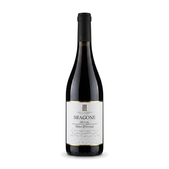 Wino Bragone Nero d'Avola Tre Colonne DOC 0,75 L