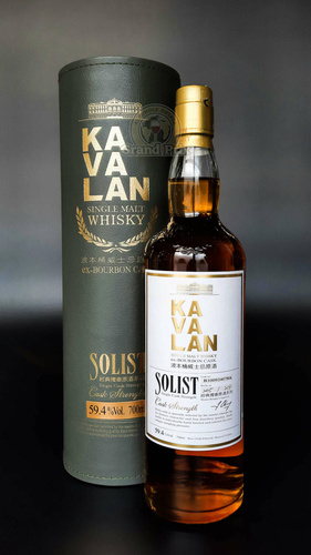 WHISKY KAVALAN SOLIST BOURBON 59,4% 0,7L