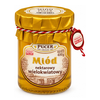 MIÓD PUCER WIELOKWIATOWY 400g