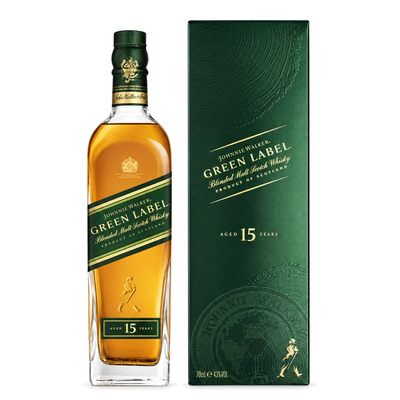 JOHNNIE WALKER GREEN LABEL 15YO 43% 0,7L