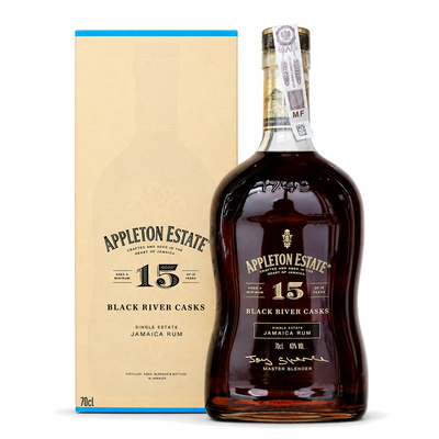 RUM APPLETON 15YO BLACK RIVER CASK 43%  0,7L