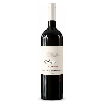SURANI COSTAROSSA PRIMITIVO DI MANDURIA DOC 2019 14% 0,75L