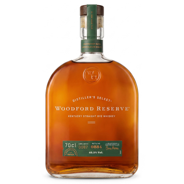 BOURBON WOODFORD RESERVE RYE 45,2% 0,7L