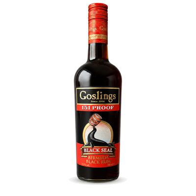 RUM GOSLING'S BLACK SEAL 151 PROOF  75,5%  0,7L