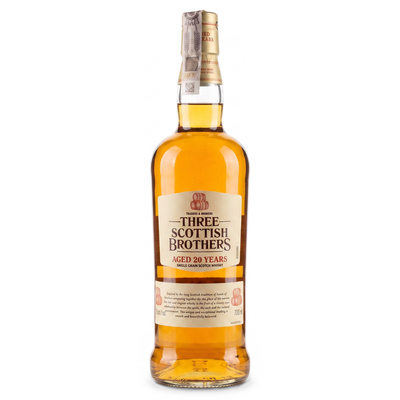 WHISKY THREE SCOTTISH BROTHERS 20YO 40% 0,7L