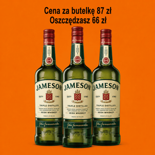 Whisky Jameson Irish 0,7 l  3 butelki