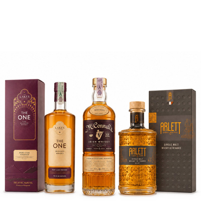 Zestaw Degustacyjny Whisky Premium – Beczki Świata