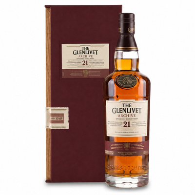 WHISKY THE GLENLIVET 21YO  43%  0,7L