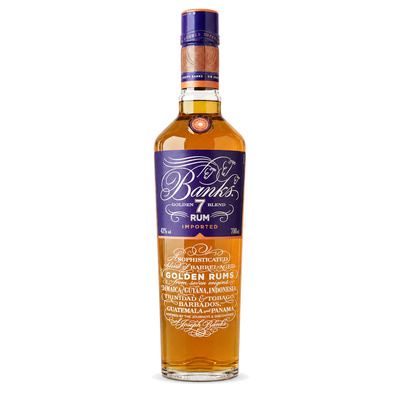 RUM BANKS 7 ISLAND GOLDEN  43%  0,7L