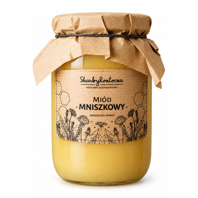 Miód z Roztocza Mniszkowy - 1000g