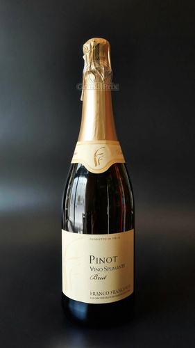 Wino mus. FRANCO FRANCESCO PINOT VINO SPUMANTE BRUT 12%  0,75L