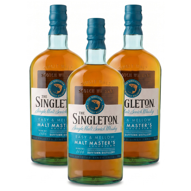 Whisky Singleton 0,7 40% MALT MASTER 3 butelki