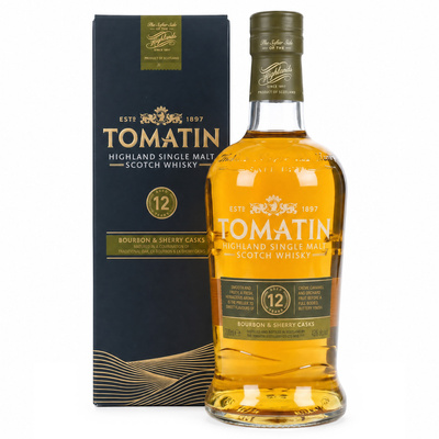 WHISKY TOMATIN 12YO  43%  0,7L