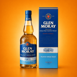 WHISKY GLEN MORAY PEATED  40%  0,7L