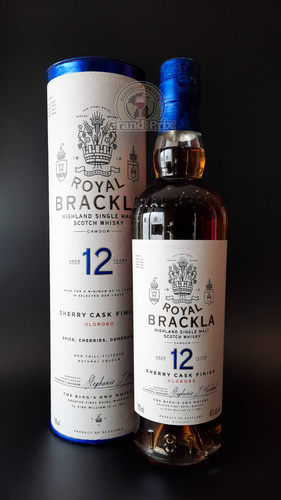ROYAL BRACKLA 12YO OLOROSO SHERRY CASK FINISH 46% 0,7L