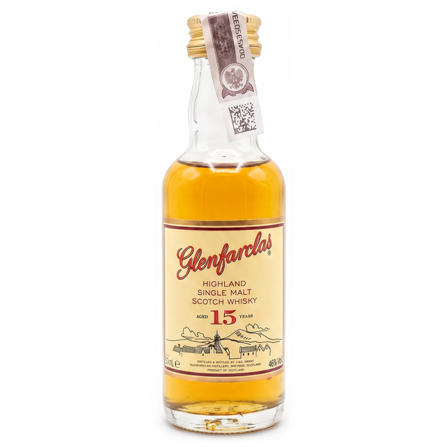 Mini WHISKY GLENFARCLAS 15YO 46% 50ML