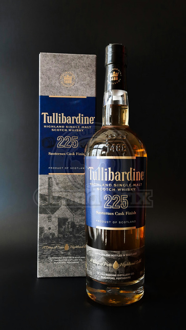 WHISKY TULLIBARDINE 225 SAUTERNES 43%  0,7L