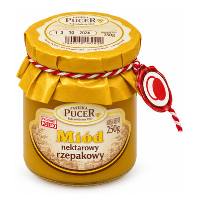 MIÓD PUCER RZEPAKOWY 250g
