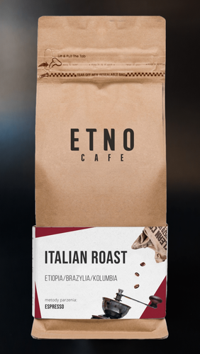 Kawa ziarnista Italian Roast KAWA ETNO 1,0 KG