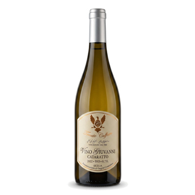 Wino Tenute Cuffaro di Filippo Cuffaro VINO GIUVANNI CATARATTO DOC 2022 BIO 0,75L
