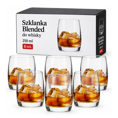 Szklanka Blended  do whisky 250 ml 6 szt