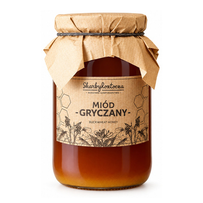 Miód z Roztocza Gryczany - 1000g