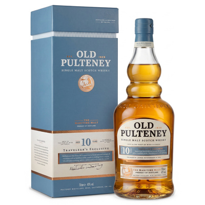 WHISKY Old Pulteney 10 Years + GB 40% 1,0l