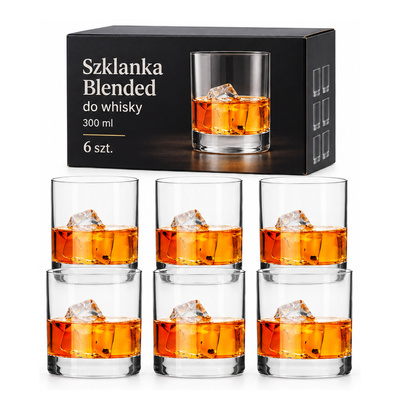 Szklanka Blended do whisky 300 ml 6 szt