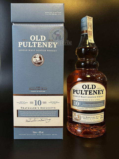WHISKY Old Pulteney 10 Years + GB 40% 1,0l