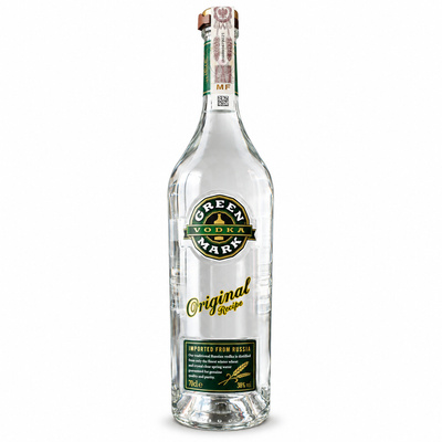 GREEN MARK RUSSISCHER VODKA 38%  0,7L( po sprzedaży produkt wycofany)