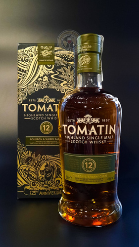 WHISKY TOMATIN 12YO BOURBON & SHERRY CASK 43% 0.7L