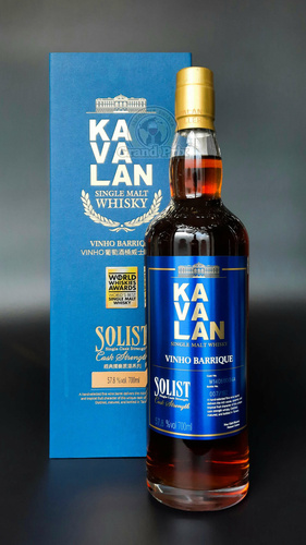 WHISKY KAVALAN SOLIST VINHO BARRIQUE 57,8% 0,7L