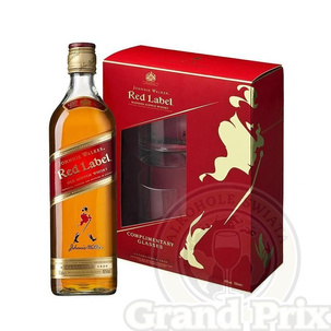 JOHNNIE WALKER RED LABEL 40% 0,7L ZE SZKLANKAMI