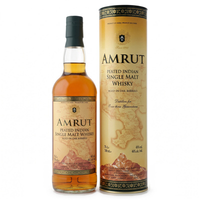 AMRUT PEATED SINGLE MALT 46% 0,7L