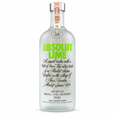 ABSOLUT LIME  40%  0.7L